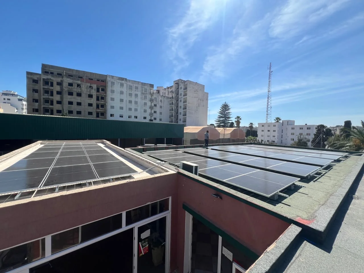 Panneaux solaires à Tanger